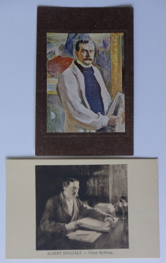 Albert Edelfelt 2 erilaista muotokuvaa