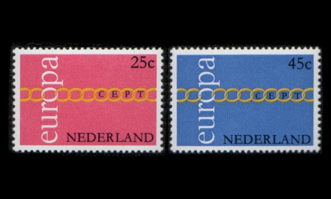 Alankomaat 963-4 ** Europa (1971)