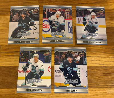 2024-25 Upper Deck MVP Seattle Kraken x 5