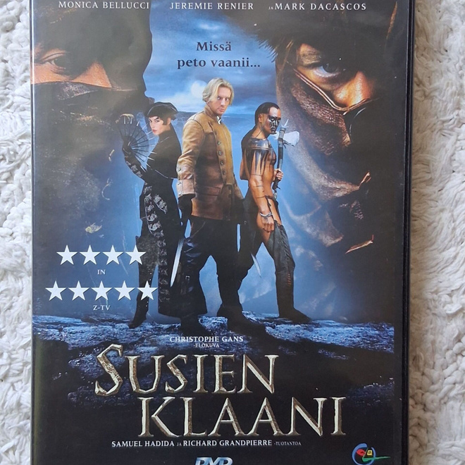 Susien klaani, DVD. Vincent Cassel, Mark Dacascos