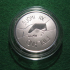 Suomi 10e hopea juhlaraha Suomi 100 vuotta - 2017 PROOF - pikkukuva 2