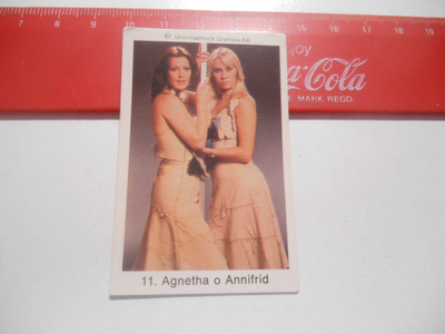 K11. Nya Popbilder purkkakuva # 11 Agnetha & Annifrid "ABBA"