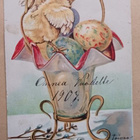 Tipu, koristeltuja munia sievässä maljassa, p. 1907 - pikkukuva 1