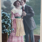 Leidi ei kiinnostu herran toimista, kukkia, p. 1915 + sens. - pikkukuva 1