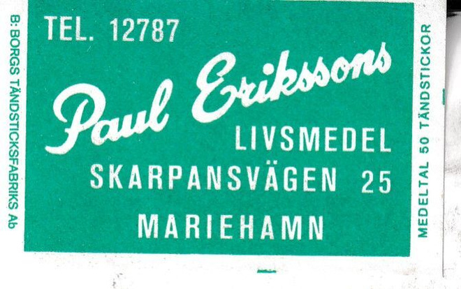 Mariehamn, Paul Erikssons, s95