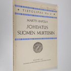 Martti Rapola : Johdatus Suomen murteisiin - pikkukuva 1