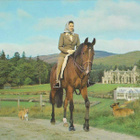 HER MAJESTY THE QUEEN RIDING AT BALMORAL KORTTI KÄYTTÄMÄTÖN - pikkukuva 1
