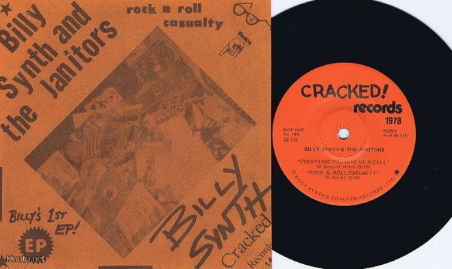 BILLY SYNTH & THE JANITORS r&r casualty EP -1978- ...usa kbd