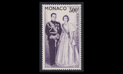 Monaco 603 ** Käyttösarja ruhtinaspari 300 Fr (1959)