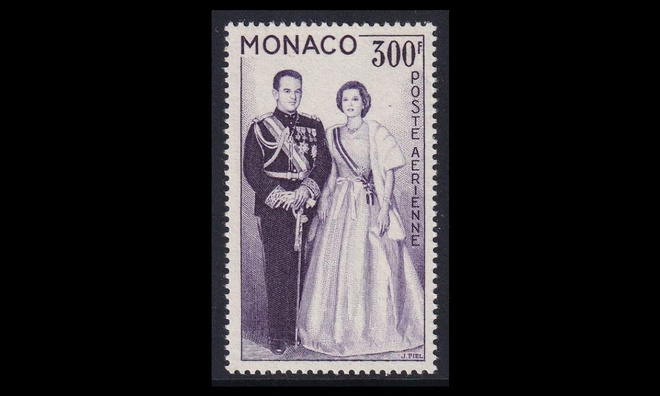 Monaco 603 ** Käyttösarja ruhtinaspari 300 Fr (1959)