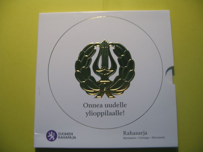 Suomi euro rahasarja 1c-2e BU - 2012 Ylioppilas