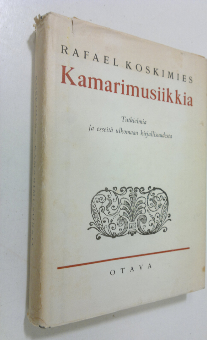 Rafael Koskimies : Kamarimusiikkia : tutkielmia ja esseit...