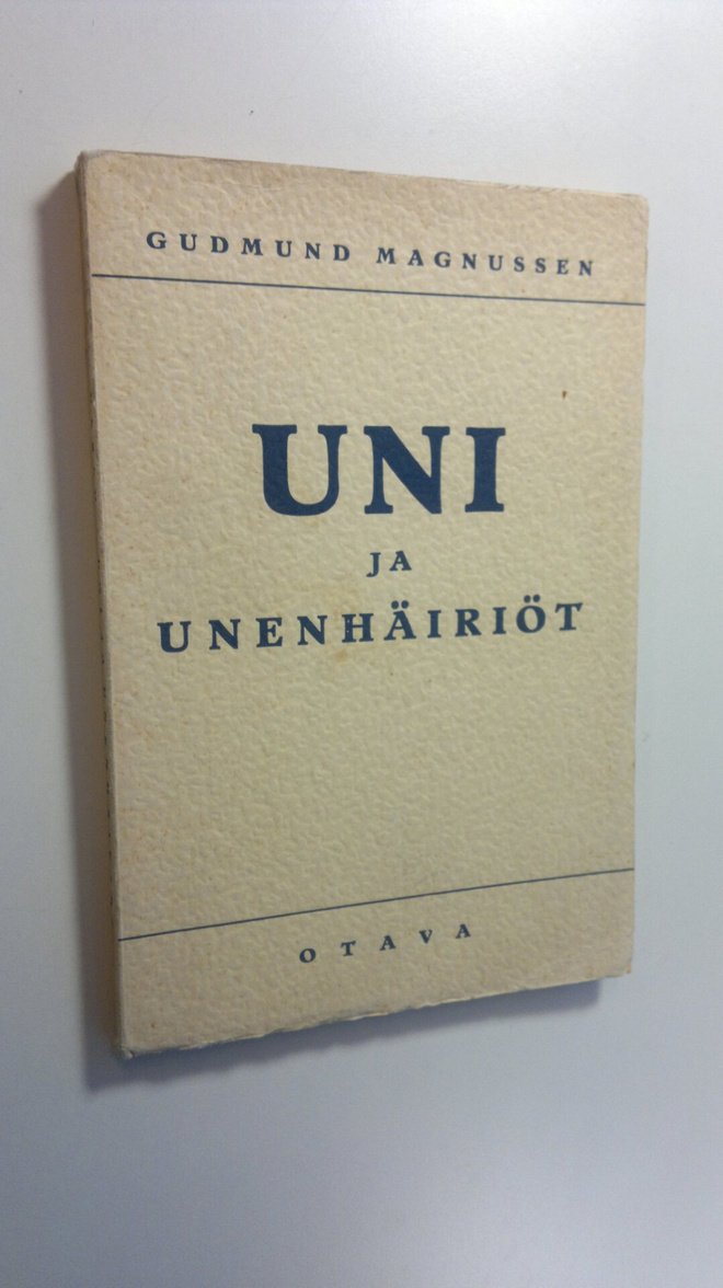 Gudmund Magnussen : Uni ja unenhäiriöt