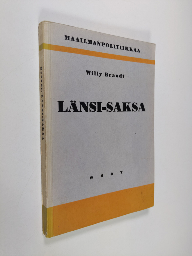 Willy Brandt : Länsi-Saksa : Saksan liittotasavalta