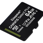 Kingston microSDXC mustikortti, Class10 UHS-I 100MB/s 64GB - pikkukuva 2