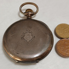 Hopea taskukello, Ancre, 15 Rubis, Paris 1900, Swiss vintag - pikkukuva 4