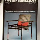 Form Function Finland 1982 vajaa vuosikerta 3 lehteä - pikkukuva 1