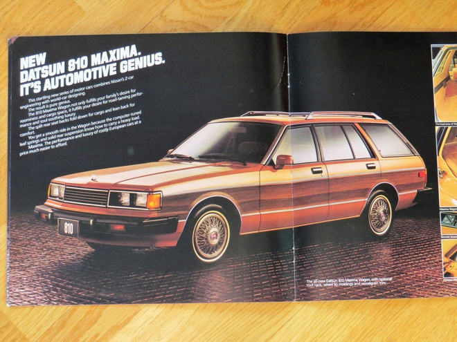 1981 Datsun 810 Maxima esite - iso - 12 sivua - KUIN UUSI