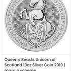 Queen’s Beast – Unicorn of Scotland 10 oz hopeakolikko - pikkukuva 5