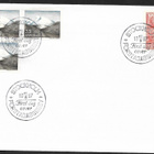 Ruotsi - Fjället / Uppsala domkyrka FDC 1967 (Fac. 599-600) - pikkukuva 1