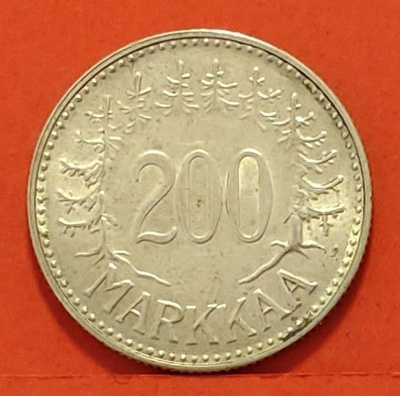 200 mk 1958 S. HARVINAINEN. (KD8)