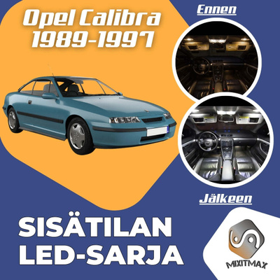 Opel Calibra Sisätilan LED-sarja 6-osainen