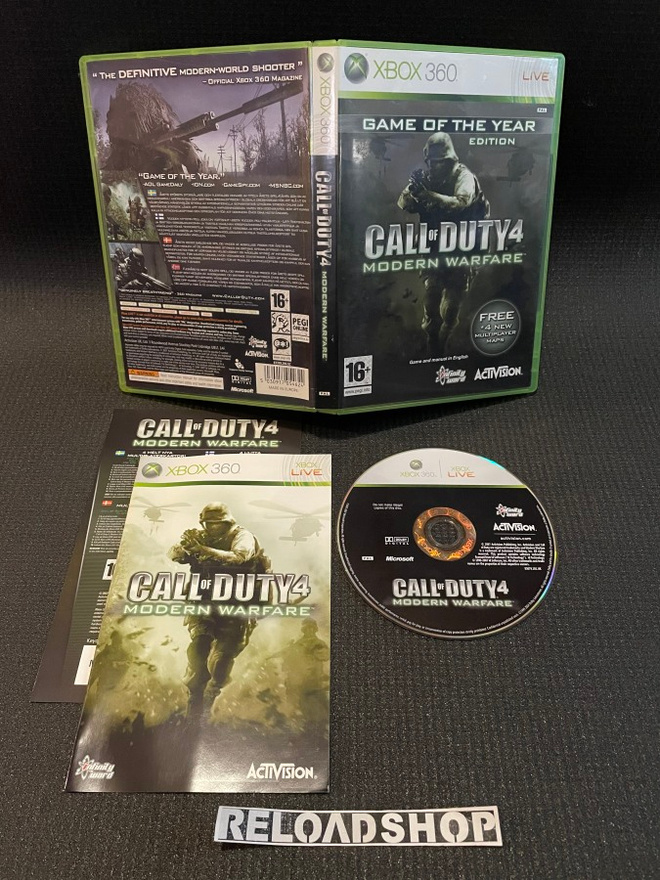 Call of Duty 4 Modern Warfare - GOTY - NORDIC XBOX 360 CiB