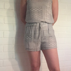 Twist&Tango harmaa/valkoinen kuviollinen shortsihaalari 36 - pikkukuva 2