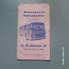 Linja-autoaikataulu Hj Holmström 1.6-15.8 1977 - pikkukuva 1