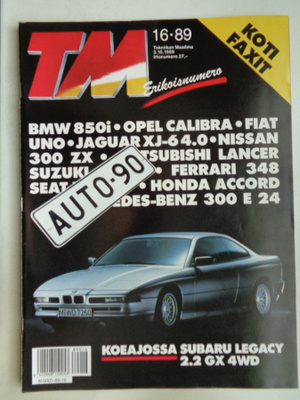 Tekniikan Maailma Nro 16/1989 (1.8)