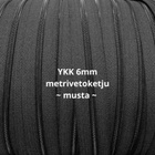 YKK vetoketjua 4 väriä 121m, YKK vedin 135 kpl - pikkukuva 3