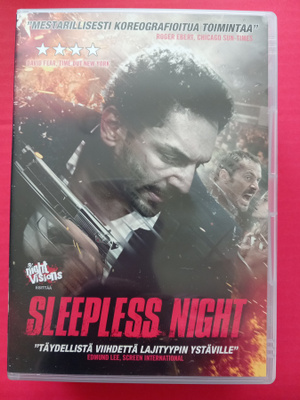 Sleeples night Suomi dvd