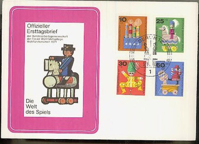 Berlin Mi 412-5 FDC