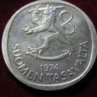 1 markka 1974 - pikkukuva 1