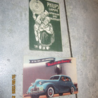 Vanha Buick-automainoskortti 1939 ja Philips-kortti - pikkukuva 1