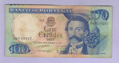 Portugali 100 Escudos v.1978 P-169