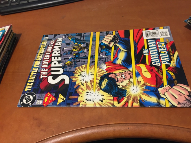DC THE ADVENTURES OF SUPERMAN 513/1994 HYVÄ