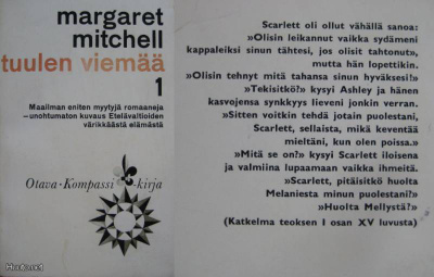 Margaret Mitchell: TUULEN VIEMÄÄ 1 p. -63