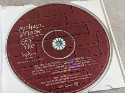 Michael Jackson - Off The Wall (CD+9) NM!! Special Edition
