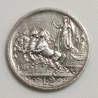 Italia 2 Lire 1916, Vittorio Emanuele III, Hopeakolikko - pikkukuva 1