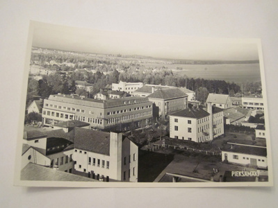 VANHA Postikortti Pieksamäki 1950-l Alkup.Mallikappale