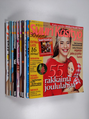 Suuri käsityö vuosikerta 2004 (1-12 +kaavat)