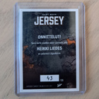 2021-2022 Cardset Game Worn Jersey Heikki Liedes /128 - pikkukuva 2