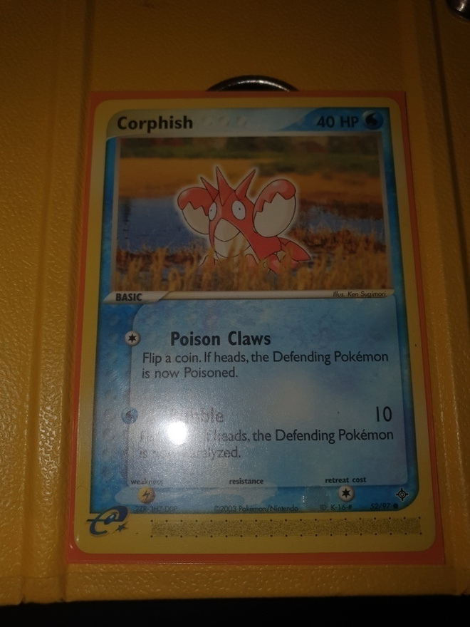 Corphish (DR 52) EX Dragon - Singles card