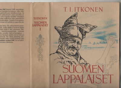Itkonen: Suomen lappalaiset 1- 2, WSOY 1948, skp., 2.p., K3+