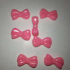 7 kpl pinkki rusetti helmi - pikkukuva 1