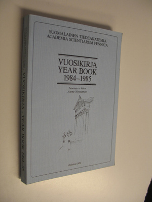 Aarne (toim.) Nyyssönen : Vuosikirja 1984-1985 : Suomalai...