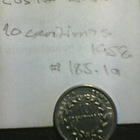 Costa Rica 10 centimos 1958, km#185.1a - pikkukuva 1