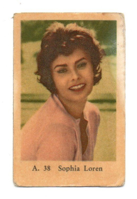 Purkkakuva A. n:o 38 SOPHIA LOREN