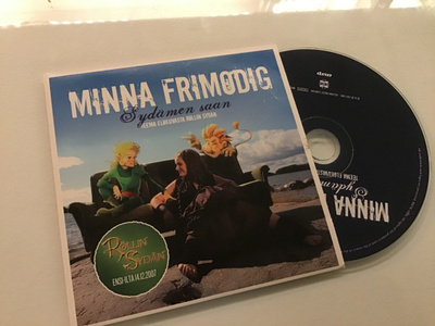 Minna Frimodig . Sydämen saan CDS single